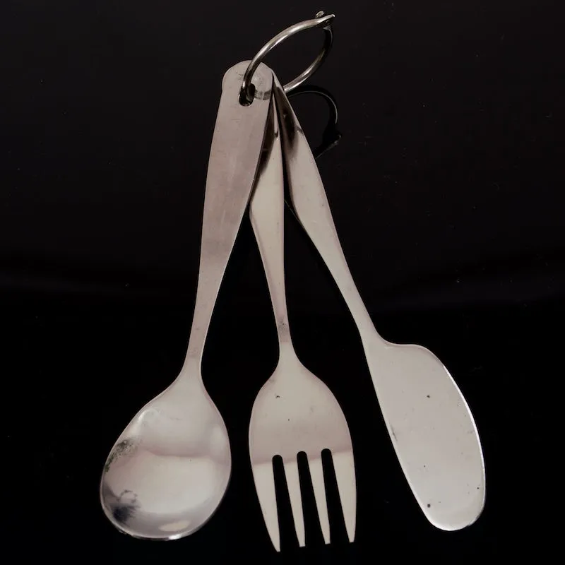 Lightweight Knife, Fork & Spoon Set. New. Stainless Steel.