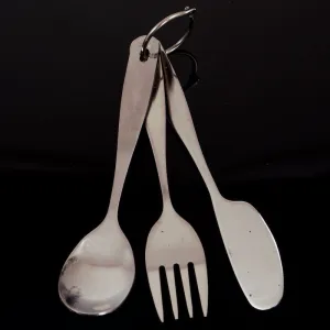Lightweight Knife, Fork & Spoon Set. New. Stainless Steel.