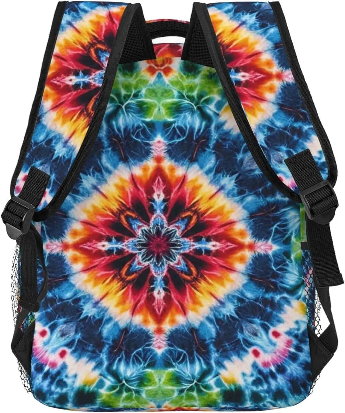 Lightweight Rucksacks for Climbing Outdoors Walking Cycling - Large Capacity Anti-Theft Multipurpose Carry On Bag, Tie Dye Art Camping Outdoor Backpack