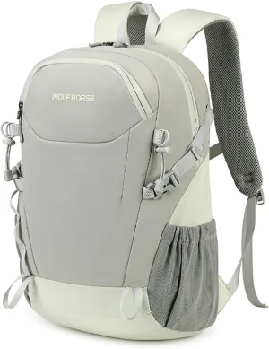 Lightweight Travel Backpack, Black And Gray, 23.5L Capacity (Light green-Gray),For Men And Women