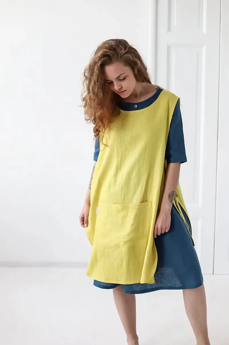 Linen BBQ Apron