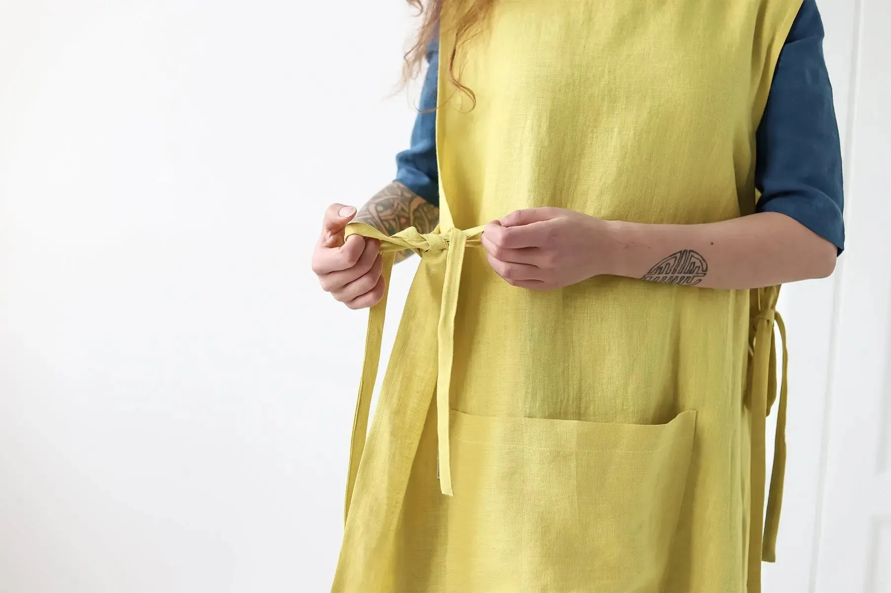 Linen BBQ Apron