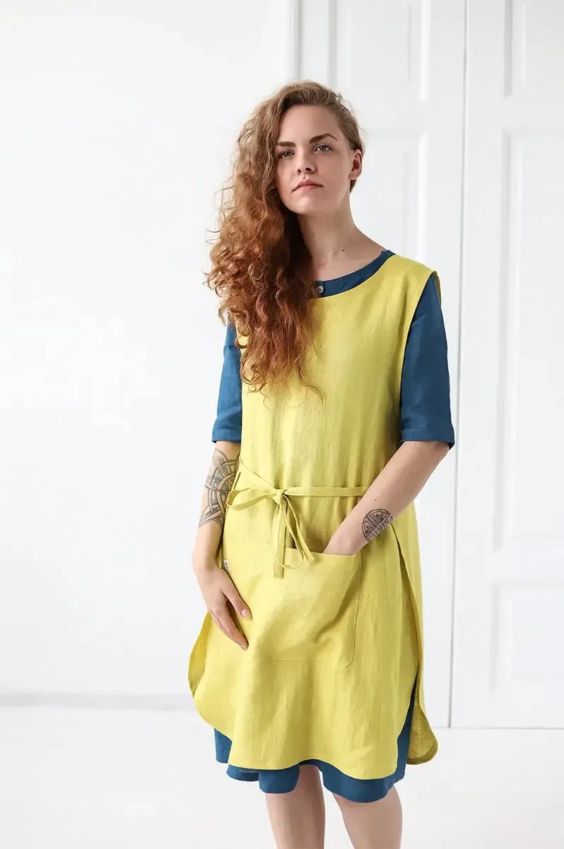 Linen BBQ Apron