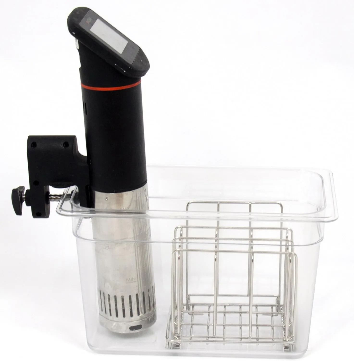 LIPAVI Sous Vide Rack - Model L5 - Adjustable, Collapsible, Ensures even warming - 316L Stainless Steel