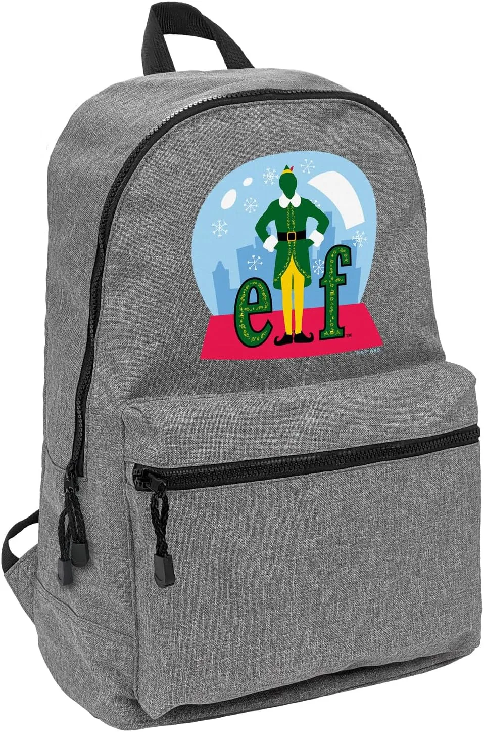 LOGOVISION Elf Snow Globed Lightweight Backpack for Work School Daily Use Packable for Travel
