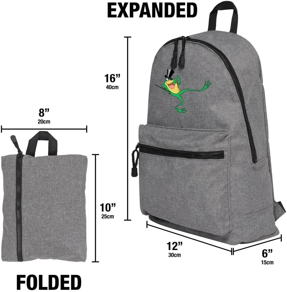 LOGOVISION Looney Tunes Michigan J Frog Lightweight Backpack for Work School Daily Use Packable for Travel
