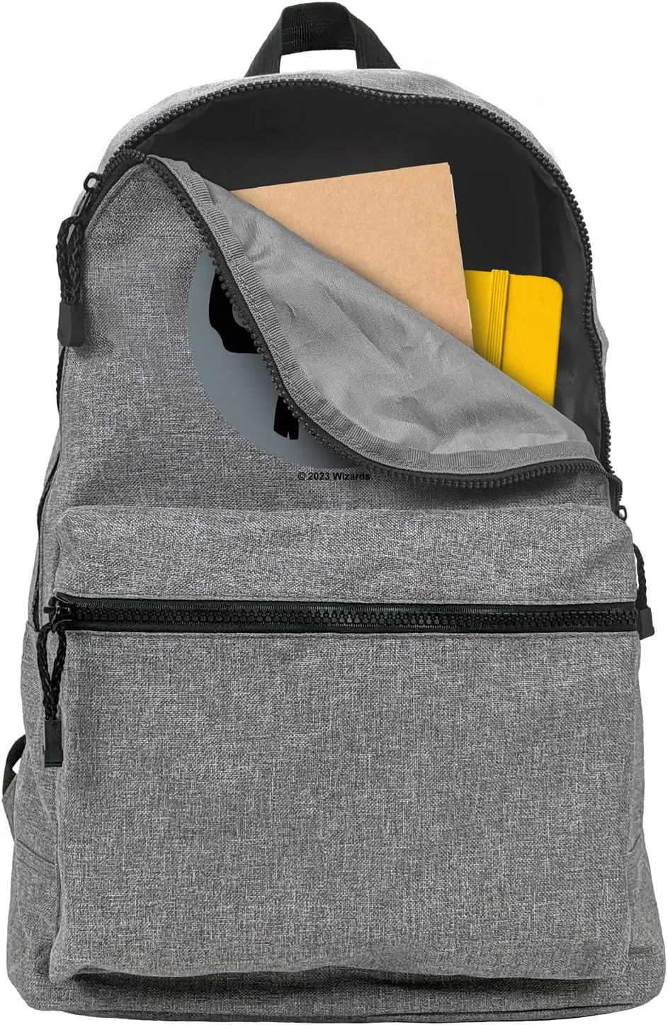 LOGOVISION Magic The Gathering Black Mana Symbol Lightweight Backpack for Work School Daily Use Packable for Travel