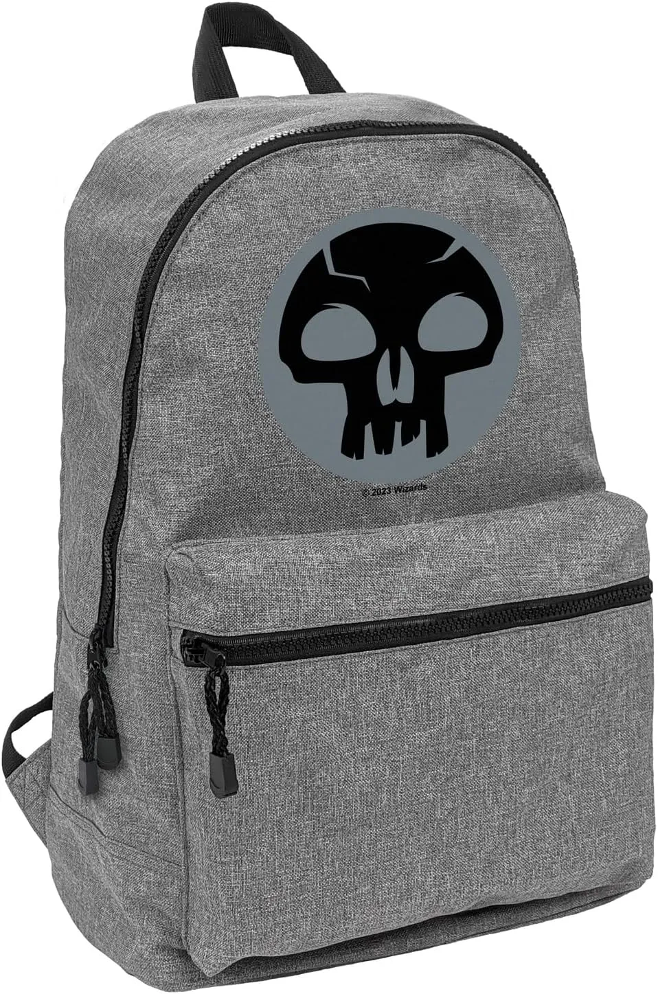 LOGOVISION Magic The Gathering Black Mana Symbol Lightweight Backpack for Work School Daily Use Packable for Travel