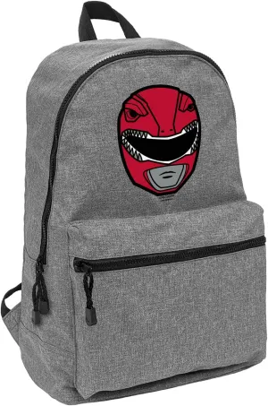 LOGOVISION Power Rangers Red Ranger Helmet Lightweight Backpack for Work School Daily Use Packable for Travel