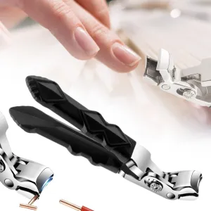 Long Handle Pro Toenail Clippers, 2025 New Nail Clippers for Seniors Nail Clippers for Thick Toenails, Wide Jaw Opening Toe Nail Cutter Curved Toenail Clippers for Senior Men Women (1PC)