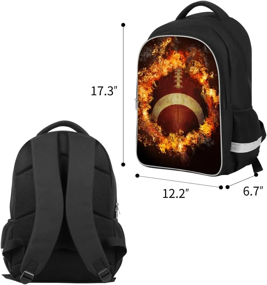 Luminous 3D Print School Backpack Large Capacity Lightweight Students Bookbag for Kids