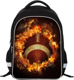 Luminous 3D Print School Backpack Large Capacity Lightweight Students Bookbag for Kids