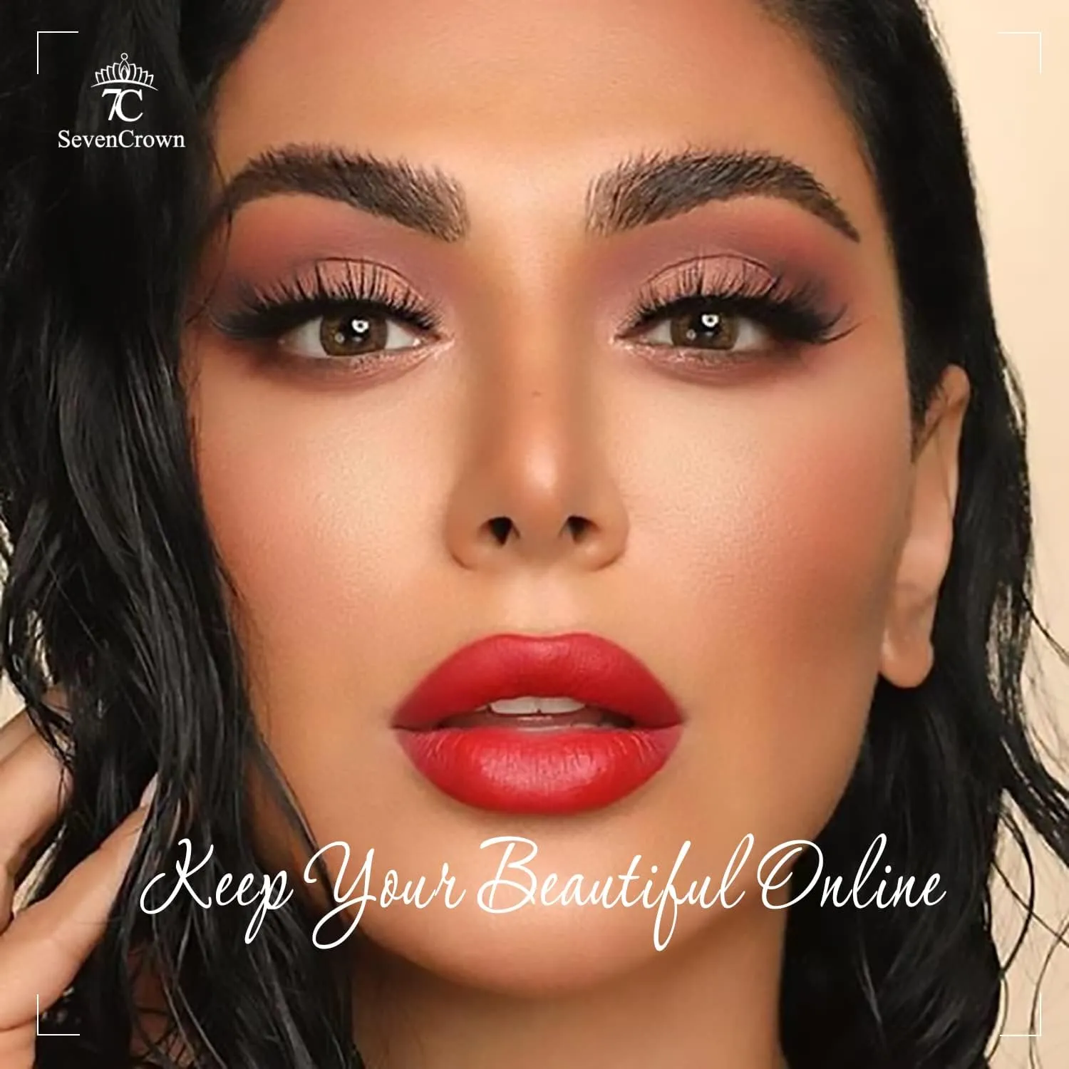 Magnetic Eyelashes with Applicator, 7 Pairs Cat Eye Magnetic Lashes Natural Looking with Eyeliner. Reusable,Upgraded Long Lasting,Lightweight,Easy, Cruelty Free (1black 1brown)