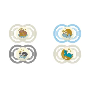 MAM Perfect Night Pacifiers, Glow-in-Dark, 60% Thinner Nipple, 16  Months, 2 Count (Pack of 1)
