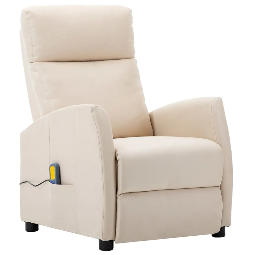 Massage Recliner Chair Electric Push Cozy Armchair for Elderly Fabric