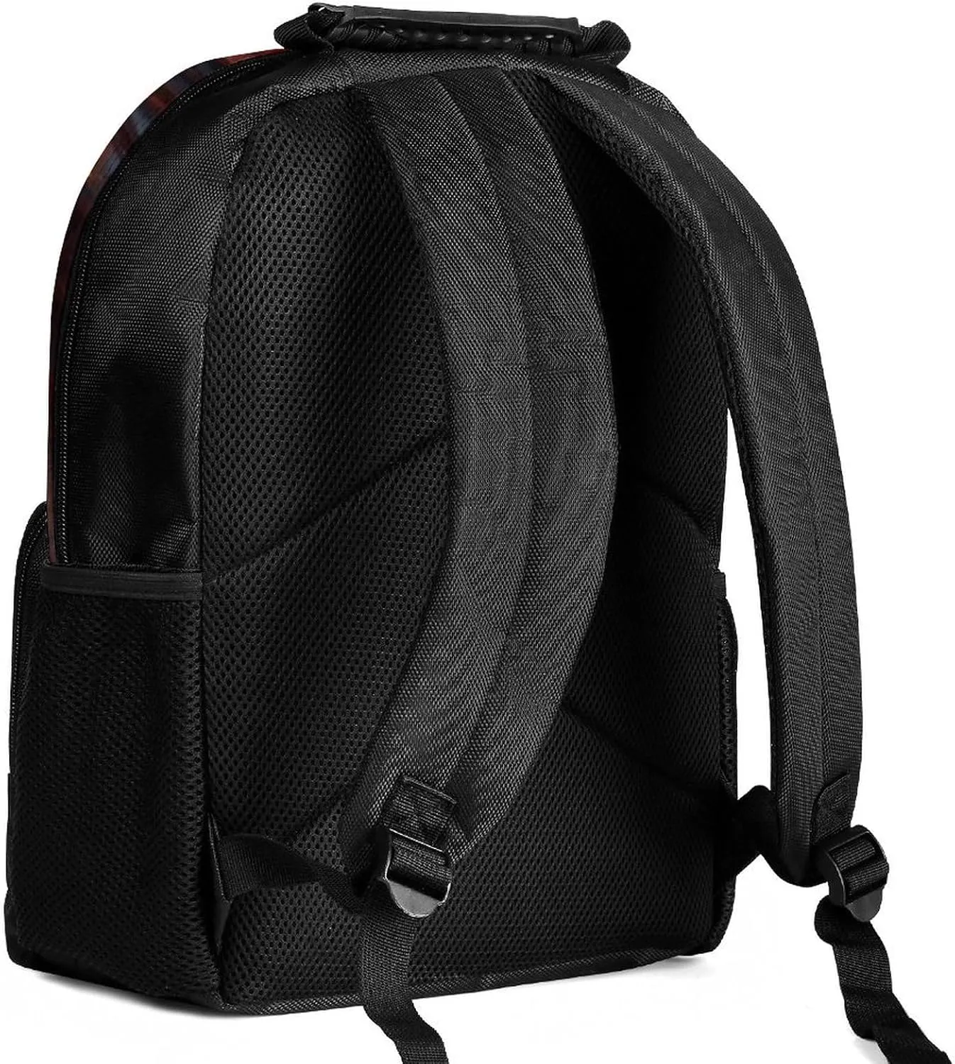 Men & Women Lightweight Cool Lion Fire Surreal Style Art Casual Daypack Large Capacity Bookbag With Adjustable Shoulder Straps for Gym Business Bicycle