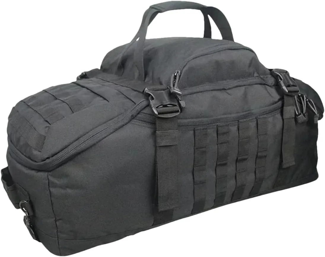 Men Army Sport Gym Bag Military Tactical Waterproof Backpack Camping Backpacks Sports Travel Bags, 60l Black
