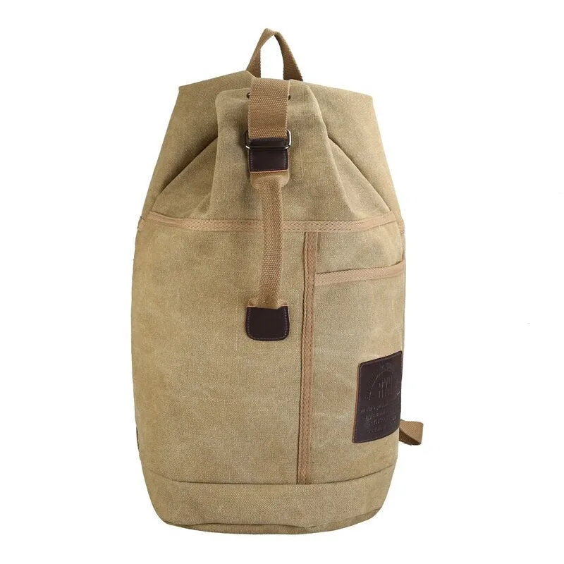 Mens Bag Outdoor Sports Duffle Bag Rucksack Tactical Canvas Backpack School Bag