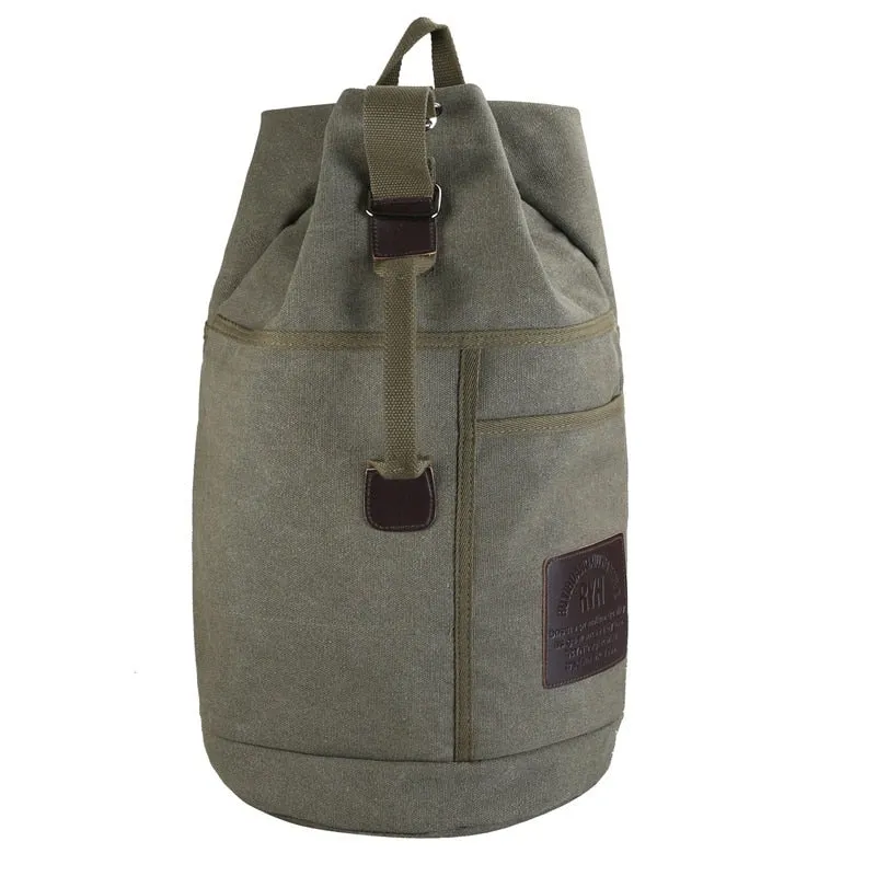 Mens Bag Outdoor Sports Duffle Bag Rucksack Tactical Canvas Backpack School Bag