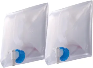 Milisten 2pcs Portable Collapsible Water Storage Buckets 10l Camping Water Containers Spout