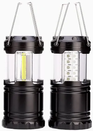 Mini 3*COB Tent Lamp LED Portable Lantern TelescopicTorch Camping Lamp Waterproof Emergency Light Powered by 3*AAA Working Light (Style: B)