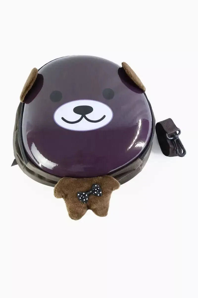 Mini Lightweight Kindergarten Cartoon Backpack For Kids - Dark Brown