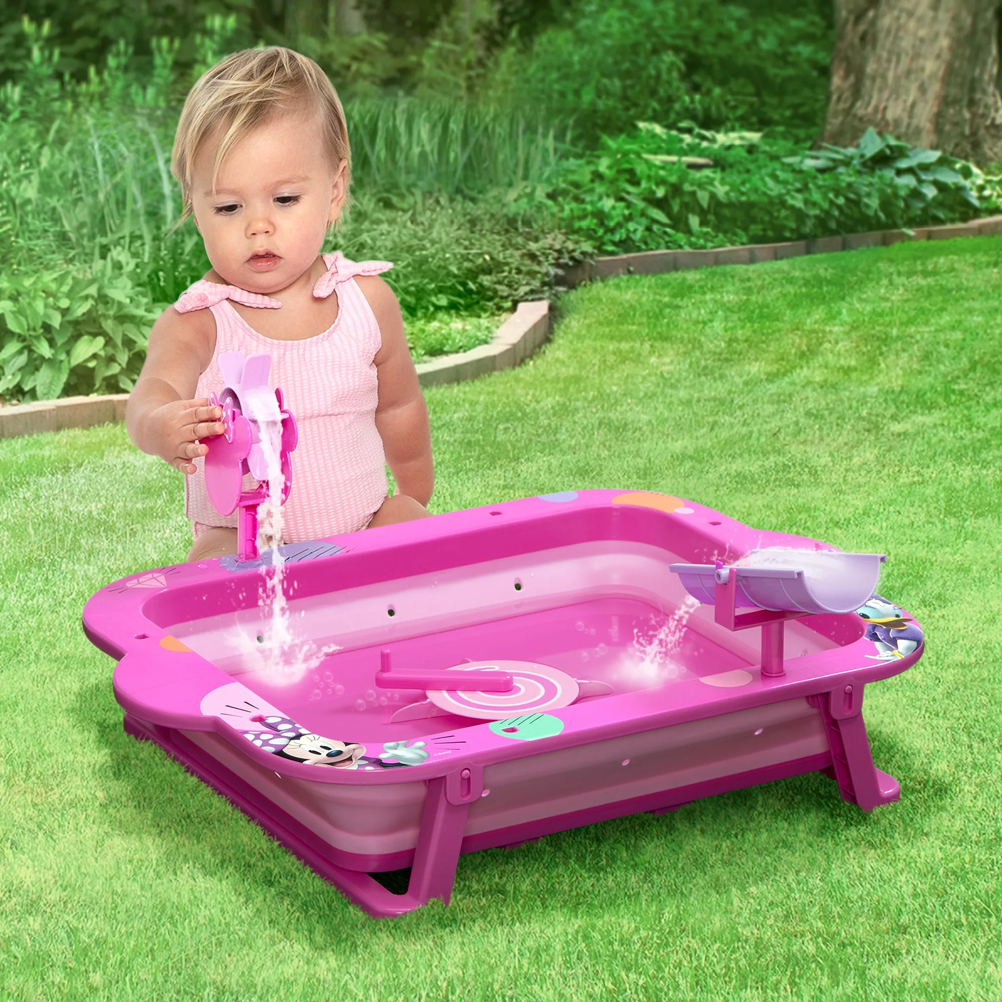 Minnie Mouse Water Activity Table - Collapsible & Portable