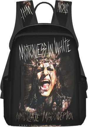 Motionless Rock In White Backpack Lightweight Backpack Travel Bag Classic Laptop Daypack for Men Women Backpack