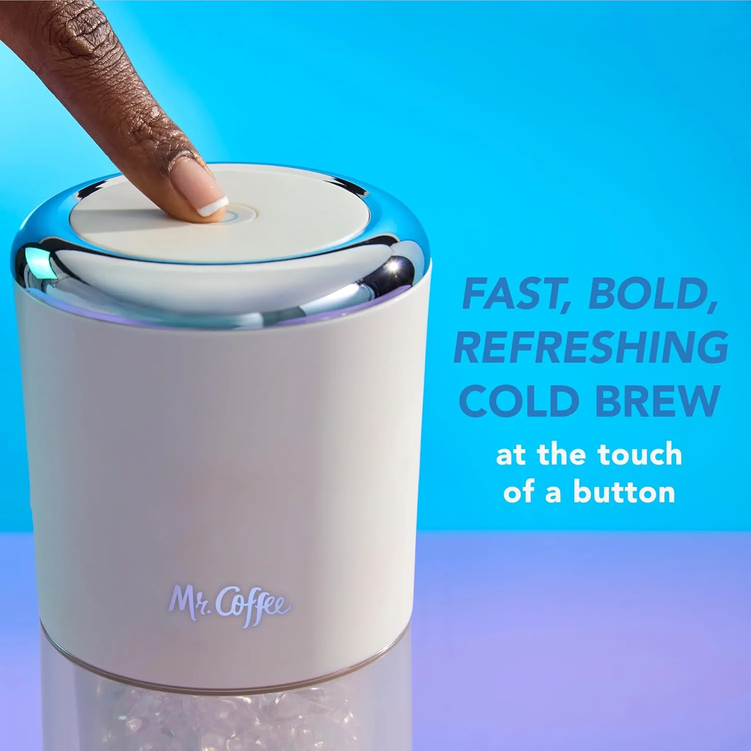 Mr. Coffee® Express Cold Brew Coffee Maker, 10-Minute Cold Brew Coffee Machine, Oat Milk