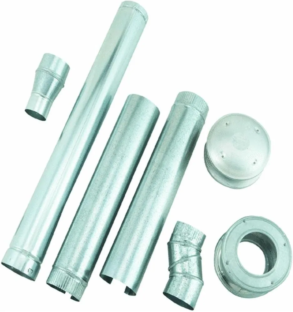 Mr. Heater 4 Inch Horizontal Vent Kit for Big Maxx MHU45LP, MHU45NG, MHU75LP and MHU75NG Unit Heaters #F102845