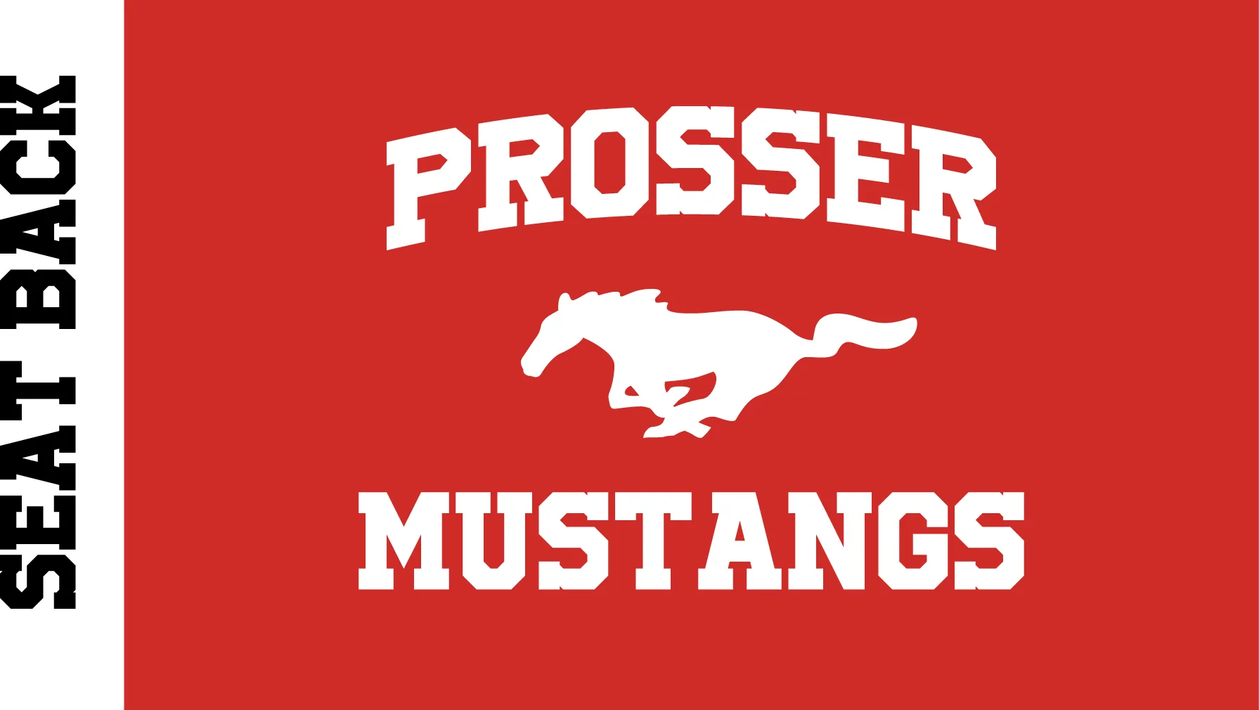 Mustangs Lightweight Stadium Seat For Bleachers
