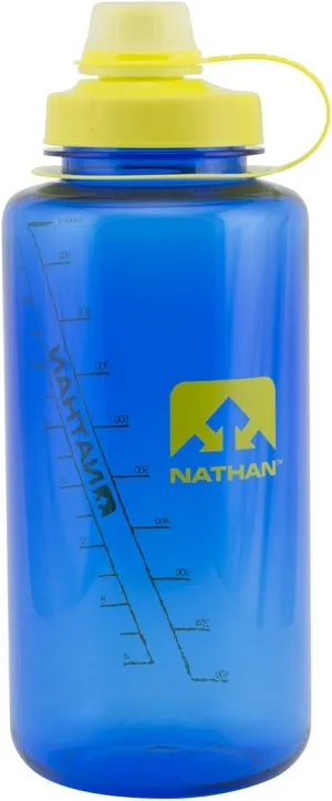 Nathan BigShot Water Bottle. BPA and Odor Free. 32oz / 1 Liter Water Bottle.