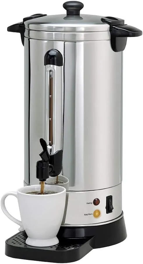 NESCO CU-50, Professional Coffee Urn, 50 Cups, Stainless Steel