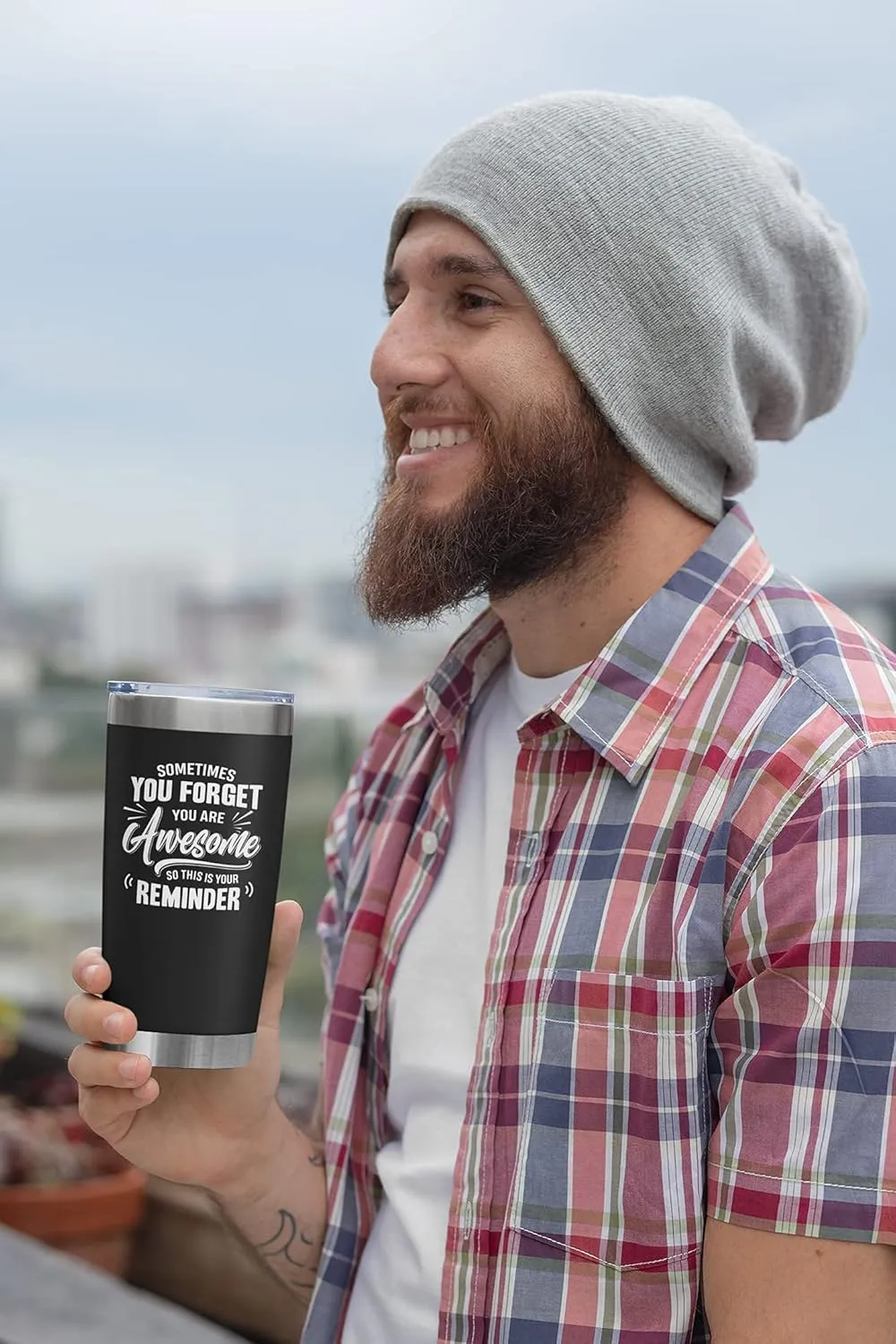 NewEleven Gifts For Him, Men - Gift For Men, Women, Dad, Husband, Friend - Thank You Gifts, Appreciation Gift, Graduation Presents For Men, Nurse, Teacher, Boss, Coworker - 20 Oz Tumbler