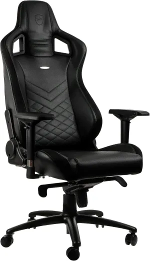 noblechairs Epic Reclining Gaming Chair and Reclining Office Chair, PU Faux Leather, Black/Green