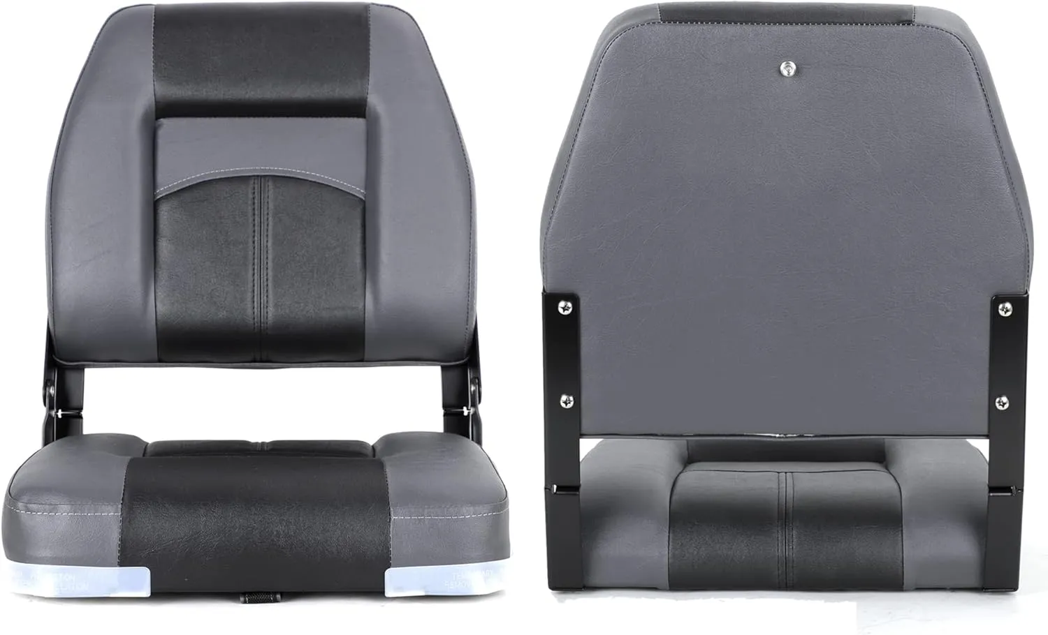 NORTHCAPTAIN T1 Deluxe Low Back Folding Boat Seat,Stainless Steel Screws Included