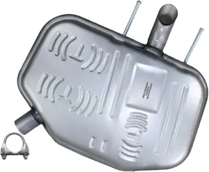 Northeastern Exhaust | Stainless Steel Passenger Side Rear Muffler Compatible for Buick Regal 2011-2017 2.4L | For Dual Exhaust | Free Clamp Included