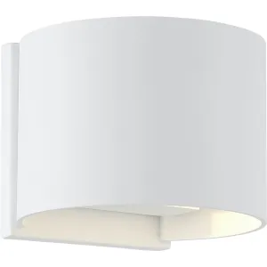 Nuvo White LED Outdoor Wall Lantern