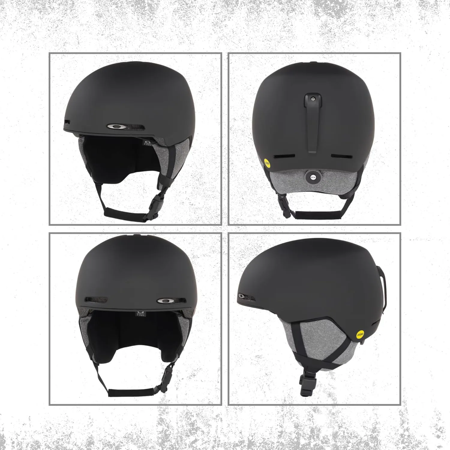 Oakley MOD1 MIPS Ski Snowboarding Helmet for Men for Women   Bundle with Designer iWear Collapsible Water Bottle with Carabiner