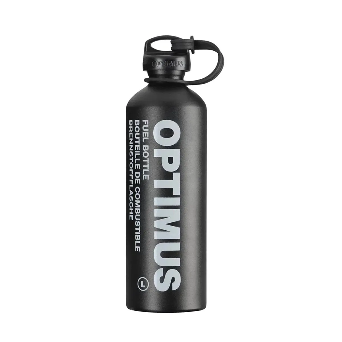 Optimus Liquid fuel bottle 600ml 1000ml safety cap durable lightweight black