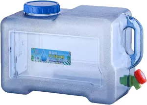 Orgonite Portable Camping Water Tank with Faucet - BPA Free Emergency Water Storage for Outdoor Camping Hiking