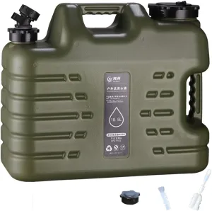 Orgonite Portable Camping Water Tank with Faucet - BPA Free Emergency Water Storage for Outdoor Camping Hiking