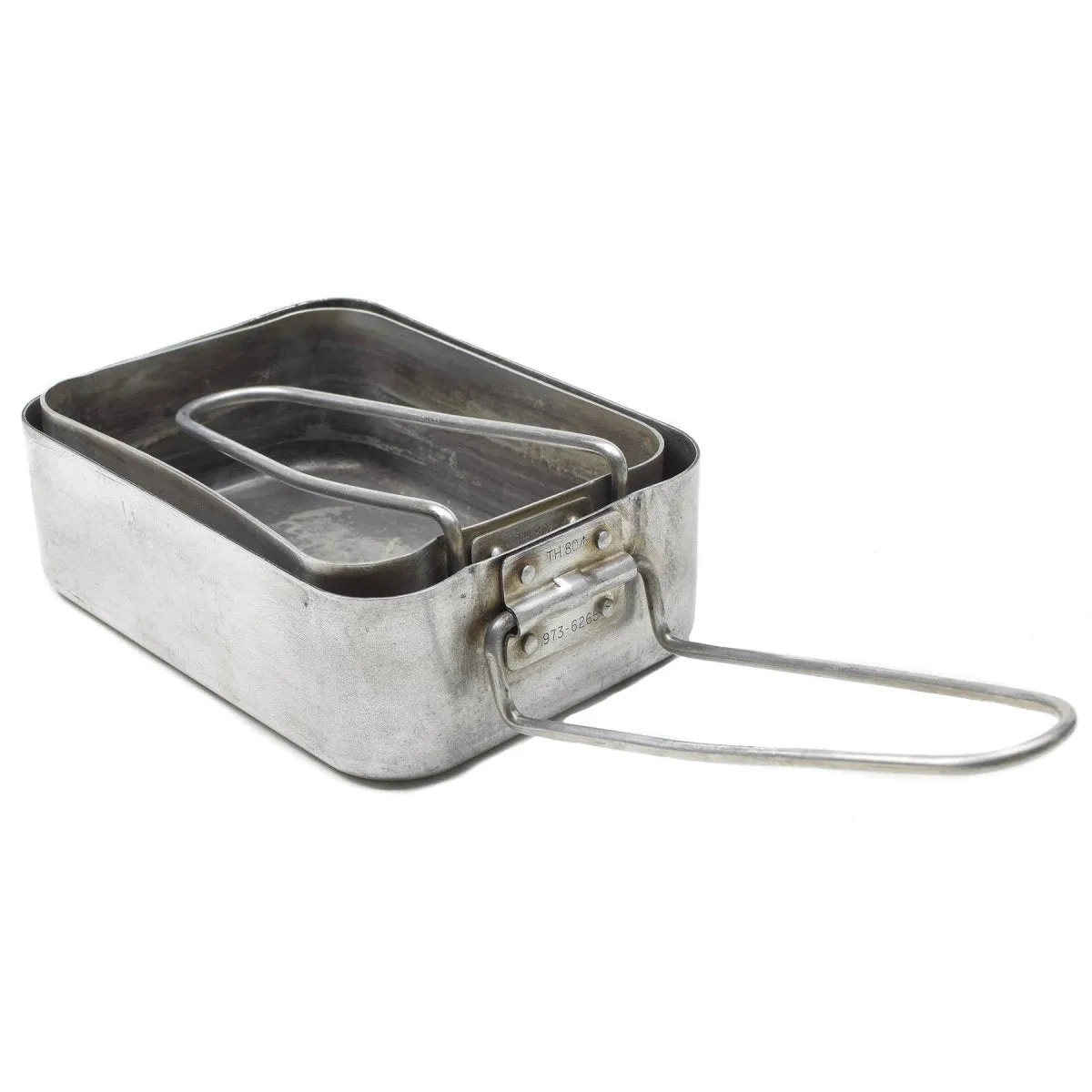 Original British Military mess tins aluminum hiking plate camping outdoor pan