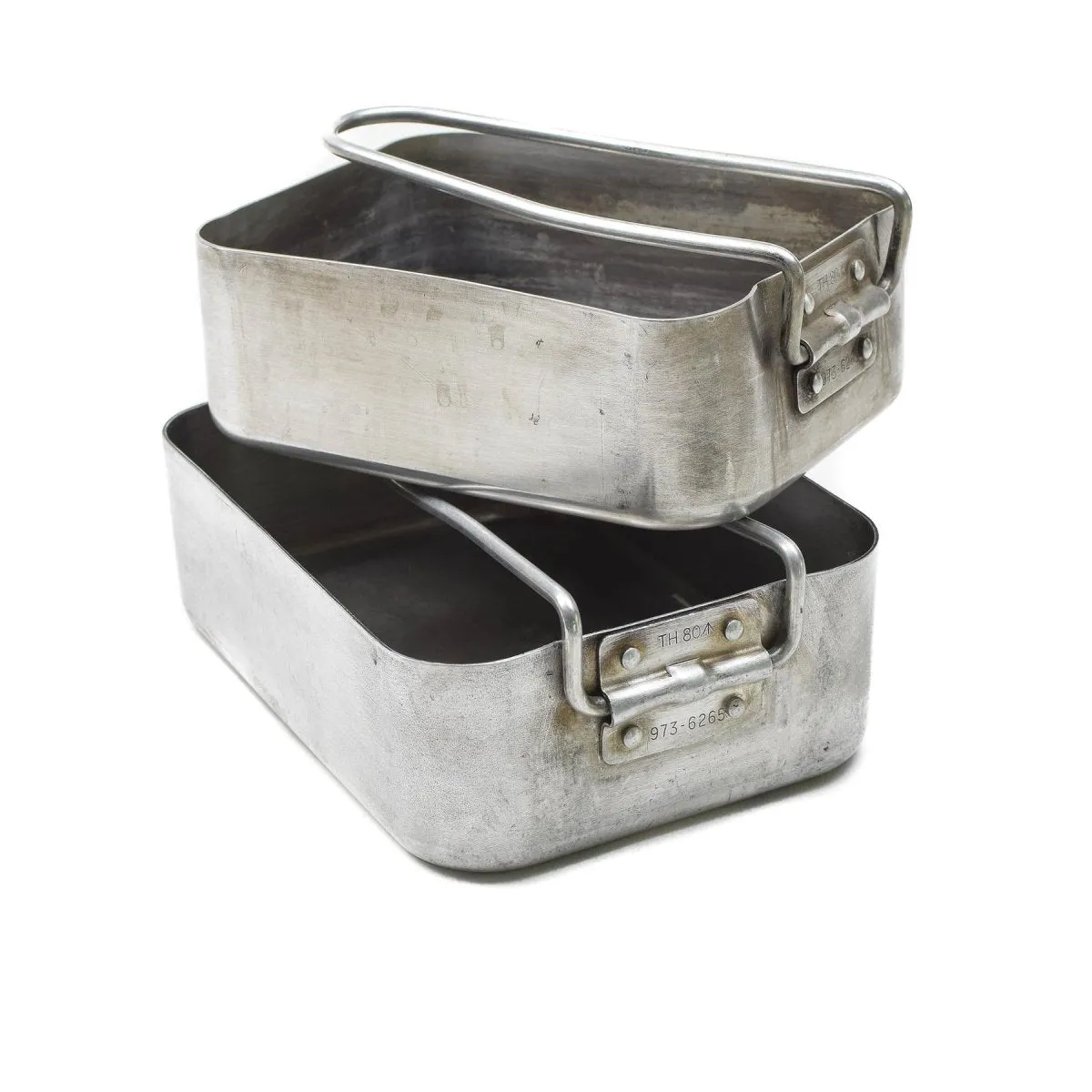 Original British Military mess tins aluminum hiking plate camping outdoor pan