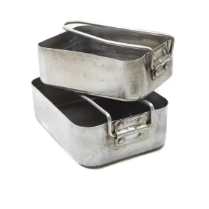 Original British Military mess tins aluminum hiking plate camping outdoor pan