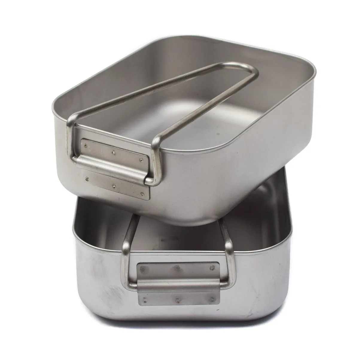 Original Military issue Mess tins stainless steel camping outdoor tableware set