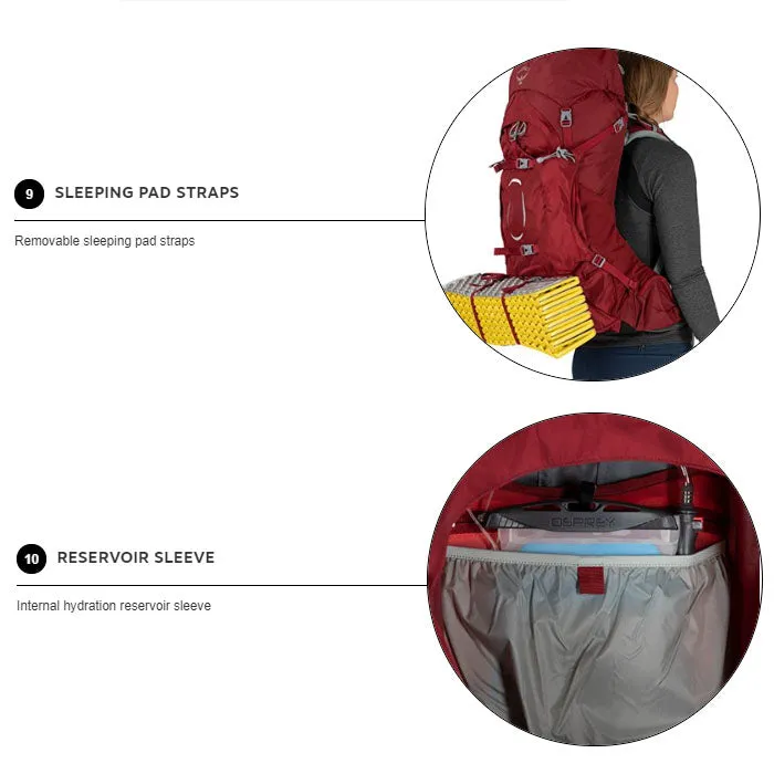 Osprey Ariel Plus 60 Backpack 登山背包
