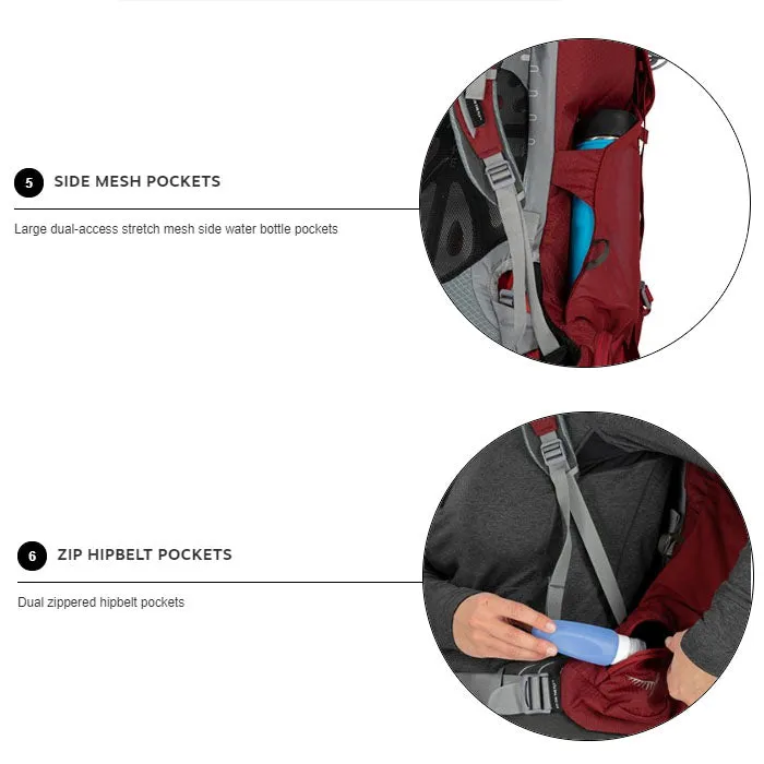 Osprey Ariel Plus 60 Backpack 登山背包
