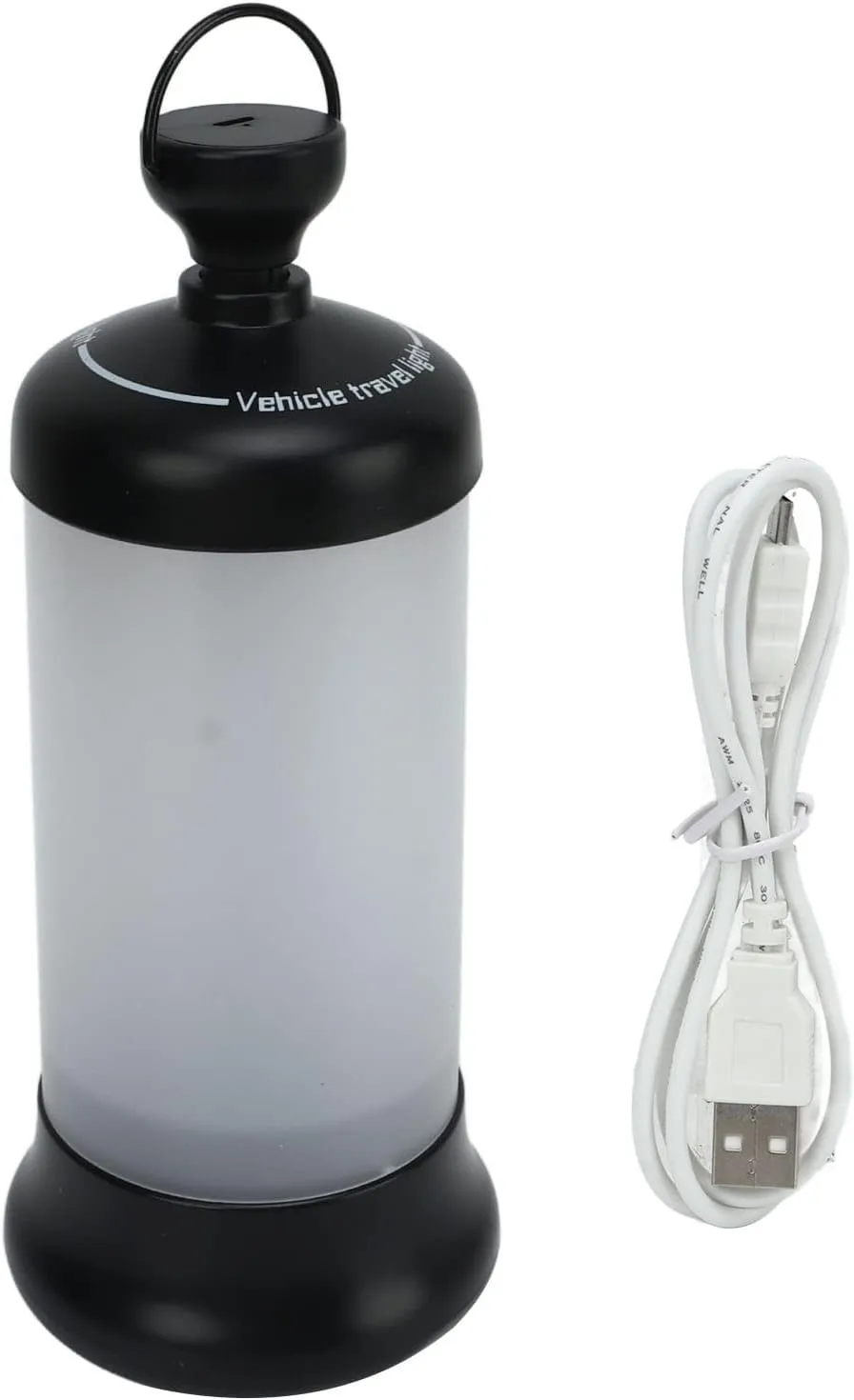 OUKENS Tent Hanging Lights, LED Camping Lantern Regulable Brightness 1200MAH Battery USB Port Rechargeable 16 LED Beads Camping Lamp,Outdoor Portable Lights (Black)