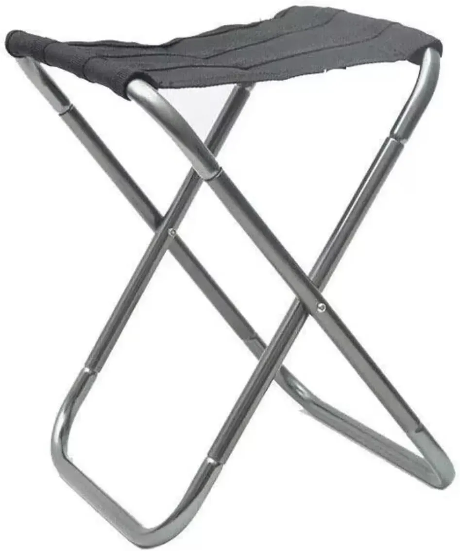 Outdoor Camping Chair Golden Aluminum Alloy Folding Chair with Bag Stool Seat Fishing Camping